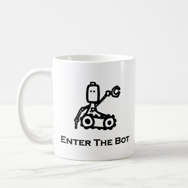 Ingenieur-Bot betreten den Bot Tasse (Links)