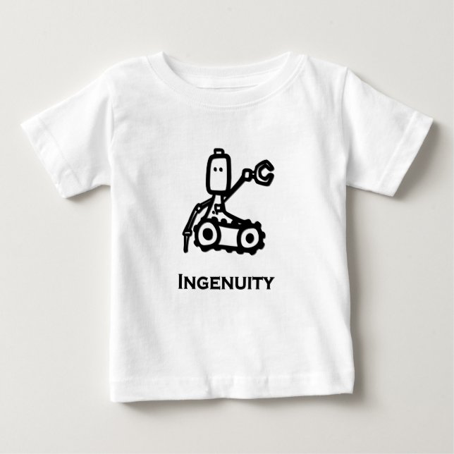 Ingenieur Bot-Einfallsreichtum Baby T-shirt (Vorderseite)