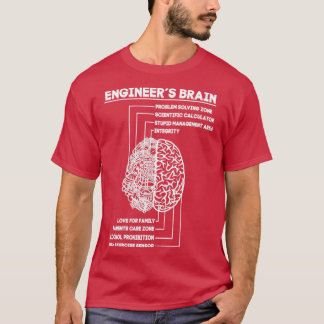 Ingenieur Brain Funny Engineering T-Shirt