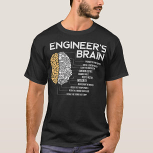 Ingenieur Brain Funny Engineering T-Shirt