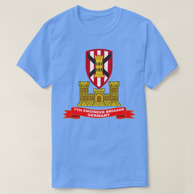 Ingenieur Brigade 1969 Deutschland ENG Br Ribbon X T-Shirt (Design vorne)