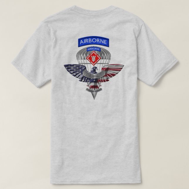 Ingenieur Brigade-Im Flugzeug Veteran T-Shirt (Design Rückseite)