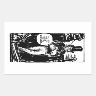 Ingenieur Brunel Rechteckiger Aufkleber