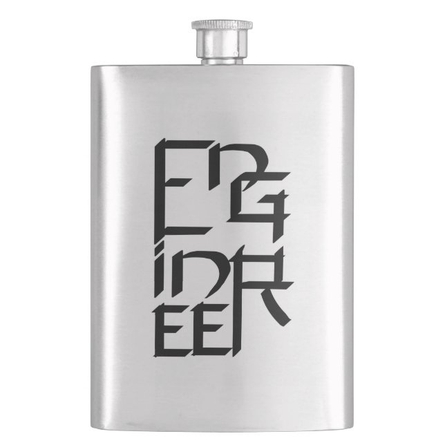 Ingenieur Charakter Flachmann (Vorderseite)