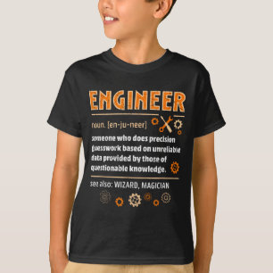 Ingenieur Definition Lustig Ingenieurwesen Nerdy W T-Shirt