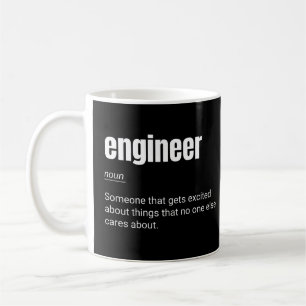 Ingenieur Definition Lustiger Nerd Ingenieurwesen Kaffeetasse