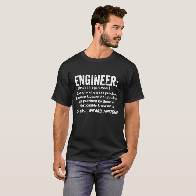 Ingenieur-Definition T-Shirt (Vorne ganz)