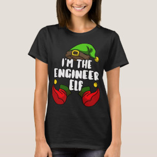 Ingenieur Elf Matching Familie Weihnachten Party P T-Shirt