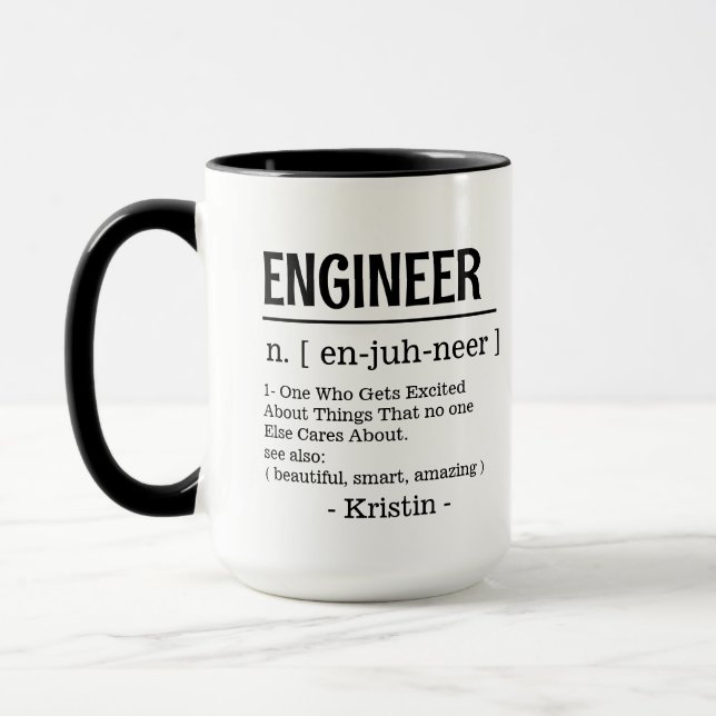 Ingenieur-Entwicklersoftware Tasse (Links)