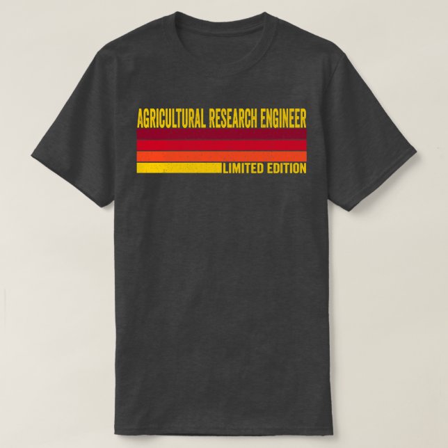 Ingenieur für Agrarforschung T-Shirt (Design vorne)