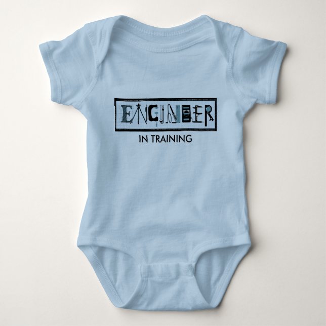 Ingenieur für Ausbildung Baby Strampler (Vorderseite)
