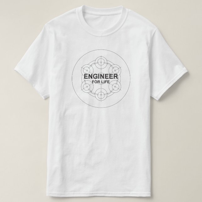 Ingenieur für das Leben T-Shirt (Design vorne)
