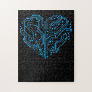 Ingenieur für den Valentinstag eines Funny Cyber C Puzzle