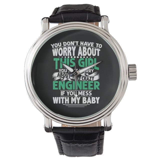 Ingenieur für Mädchen Armbanduhr (Vorderseite)
