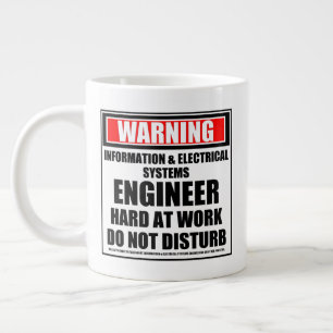 Ingenieur für Warnsysteme Jumbo-Tasse