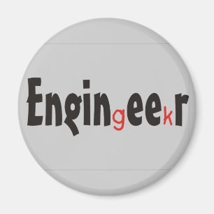 Ingenieur "Geek" lustige Geschenke Magnet