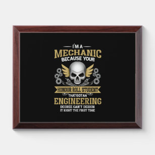 Ingenieur I ist Maschinenbauer Awardplakette