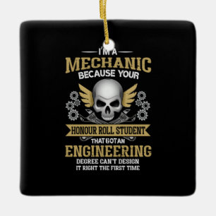 Ingenieur I ist Maschinenbauer Keramikornament
