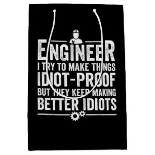 Ingenieur Ich versuche, Dinge idiot-proof zu mache Mittlere Geschenktüte