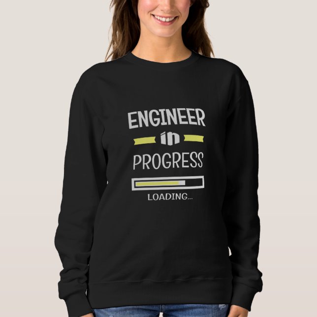 Ingenieur in laufendem Beruf Sweatshirt (Vorderseite)