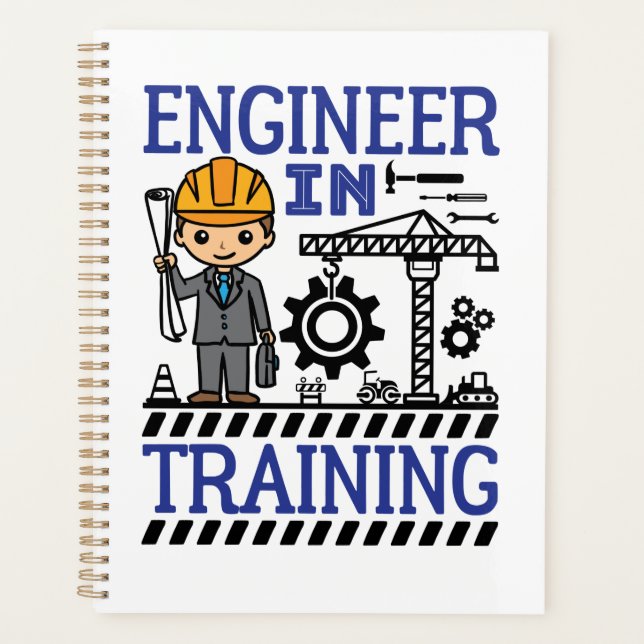Ingenieur in Training Boys STEM Planer (Vorderseite)