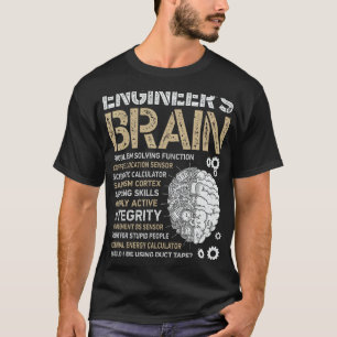Ingenieur-Ingenieur für Brain Funny Process Engine T-Shirt