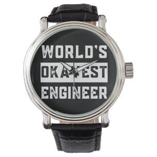 Ingenieur, Ingenieurwesen, okayest, lustig, Humor Armbanduhr