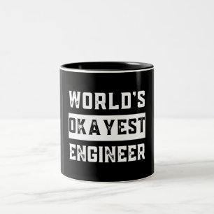 Ingenieur, Ingenieurwissenschaften, abgesprochen,  Zweifarbige Tasse