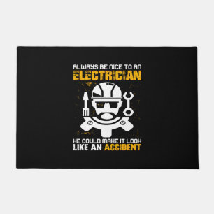 Ingenieur ist immer nett zu einem Elektroingenieur Fußmatte