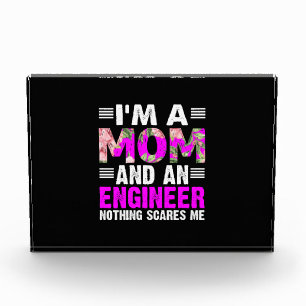Ingenieur Kunst als Mama und Ingenieur Fotoblock