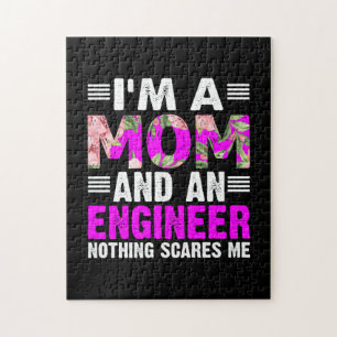 Ingenieur Kunst als Mama und Ingenieur Puzzle