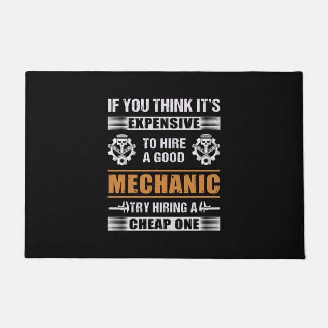 Ingenieur mietet einen guten Maschineningenieur Fußmatte (Vorderseite)