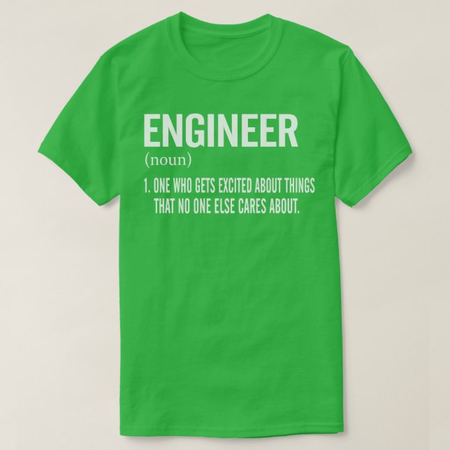 Ingenieur Noun 1 T-Shirt (Design vorne)