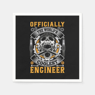 Ingenieur offiziell der Coolste Ingenieur der Welt Serviette