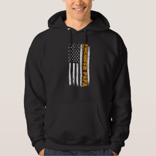Ingenieur Papa Tag der amerikanischen Flagge Vater Hoodie