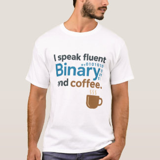 Ingenieur, Programmierer Spaß: Binary & Coffee T-Shirt
