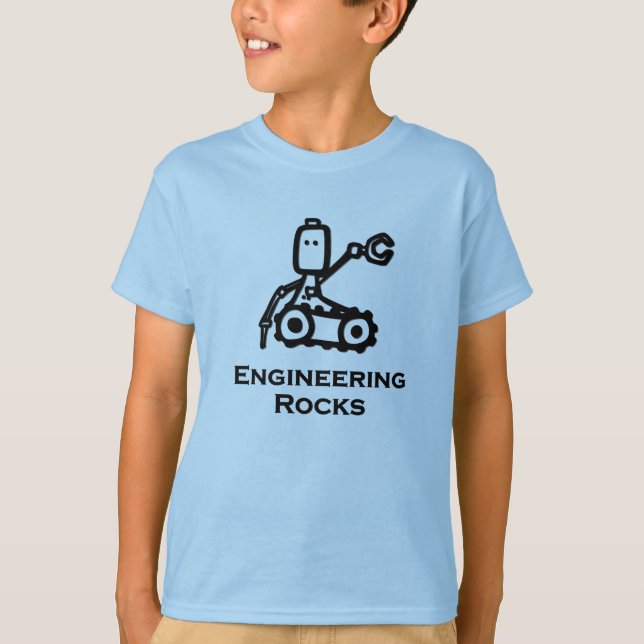Ingenieur-Robotertechnik T-Shirt (Vorderseite)