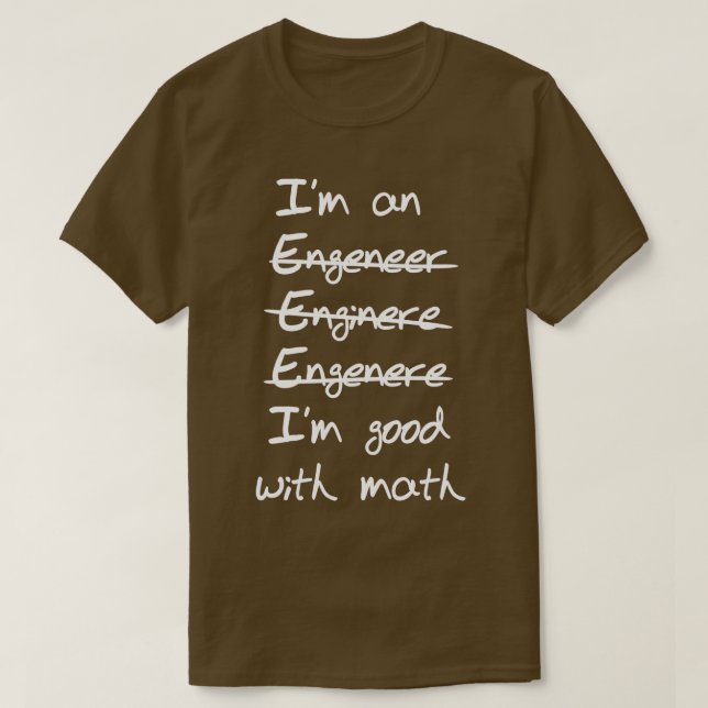 Ingenieur T-Shirt (Design vorne)
