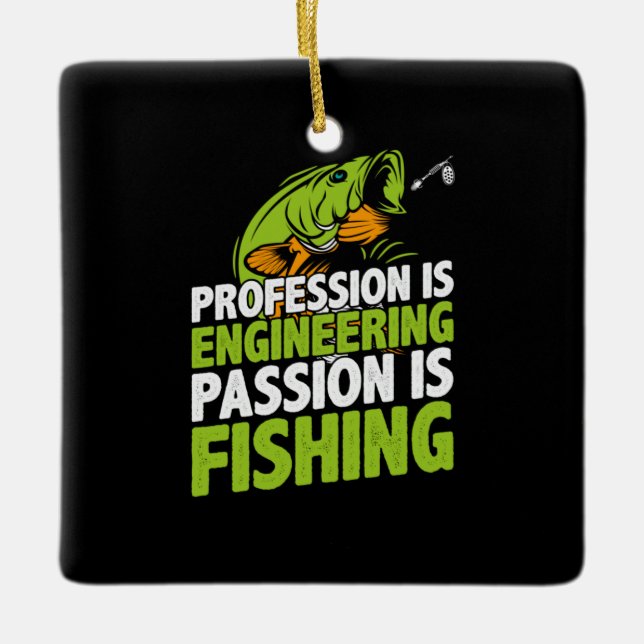 Ingenieurberuf ist Ingenieur Keramikornament (Vorderseite)