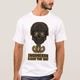 Ingenieure bahnen den Weg Skull Helmet Tee
