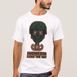 Ingenieure bahnen den Weg Skull Helmet Tee