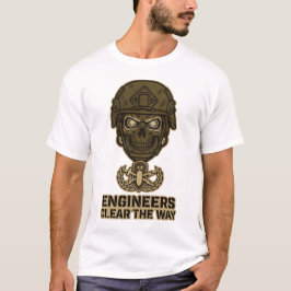 Ingenieure bahnen den Weg Skull Helmet Tee