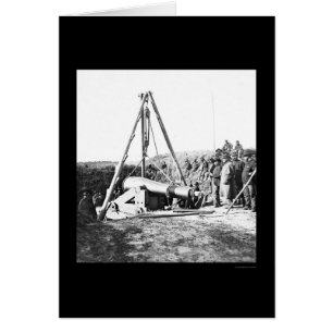 Ingenieure, die ein Gewehr für General Sherman