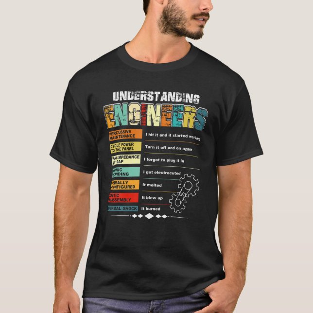 Ingenieure Funny Electrical Engineeri verstehen T-Shirt (Vorderseite)