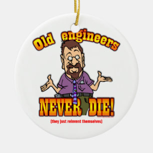 Ingenieure Keramik Ornament