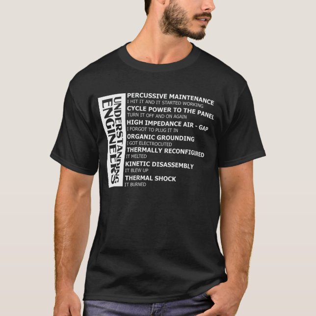 Ingenieure verstehen T-Shirt (Vorderseite)