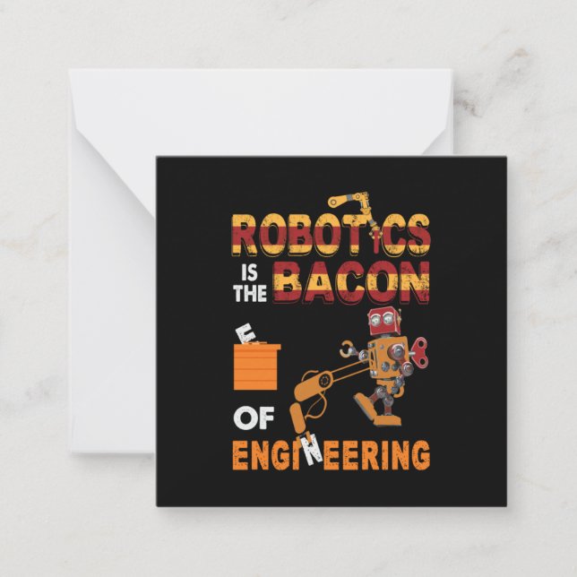 Ingenieurrobotik Mitteilungskarte (Vorderseite)