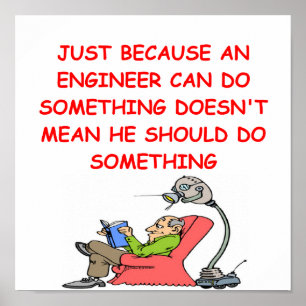 Ingenieurscherposter Poster