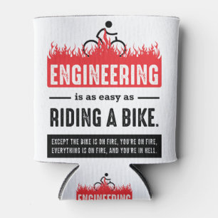 Ingenieurskunst ist einfach, wie ein Fahrrad fahre Dosenkühler