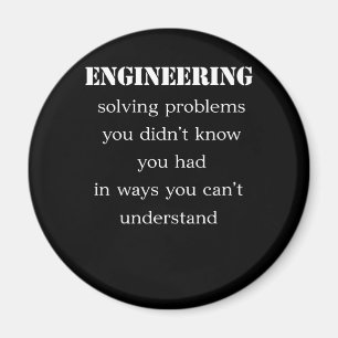 Ingenieurskunst löst Probleme, die Sie nicht lös Magnet